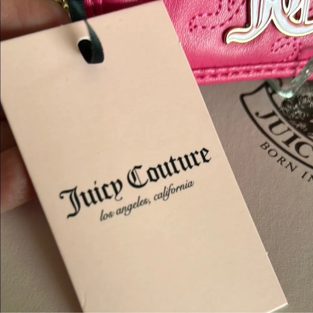 Juicy Couture Hot Pink Card Holder wallet - Picture 3 of 12